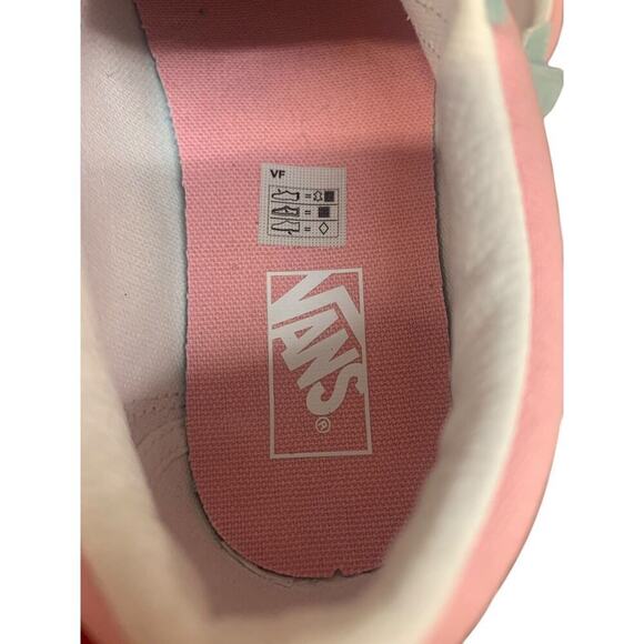 Vans Old Skool V Kids Two Tone Gray/pink Sz 2 Us Kids - Picture 7 of 9